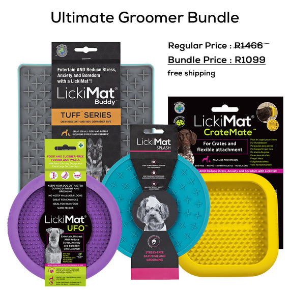 Ultimate LickiMat Groomer Bundle