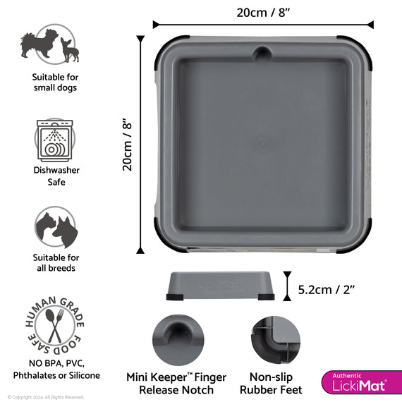 Mini Keeper The LickiMat®Mini Keeper™ discourages chewing & keeps floors clean ...