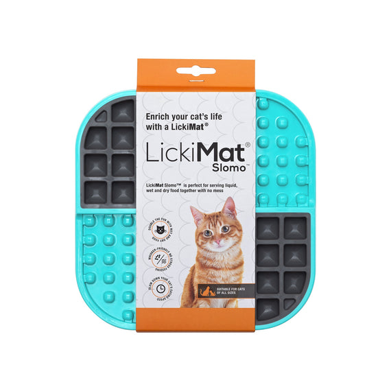 LickiMat® Slomo™ Cat - Turquoise