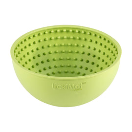 LickiMat Wobble Fun Slow Feeder Boredom Buster Anxiety Reliever Dogs. Dishwasher safe. Light Green.